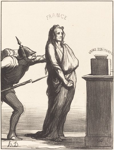 Was einige Zeitungen nennen würden... von Honoré Daumier