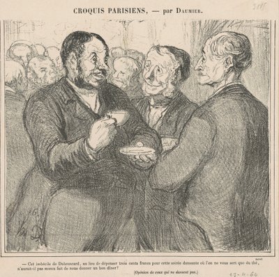 Dieser Idiot von Dubrancart ... von Honoré Daumier