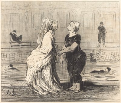 Liebe Baronin, ich gratuliere Ihnen... von Honoré Daumier