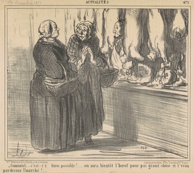 Kommentar... ist das möglich! von Honoré Daumier