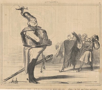 Wie sie mein Geld mitnehmen ... von Honoré Daumier