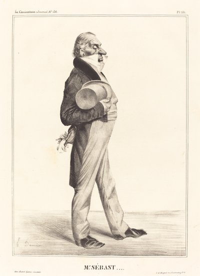 Graf Horace Sébastiani von Honoré Daumier