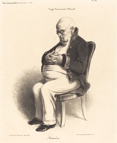 Comte J.-Jérôme Siméon von Honoré Daumier