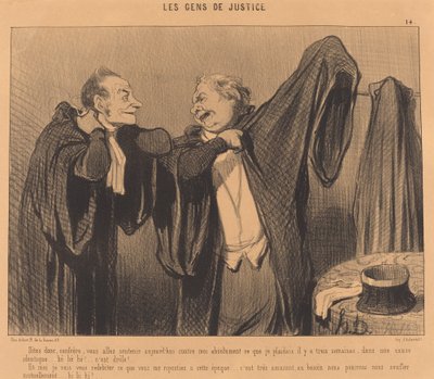 Sagen Sie mal, Kollege, Sie werden behaupten... von Honoré Daumier