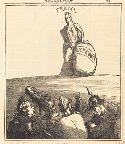 Schon wieder aufgestanden! von Honoré Daumier