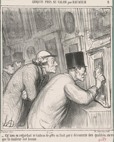 Eh! Nun, beim Betrachten dieses Gemäldes von Honoré Daumier