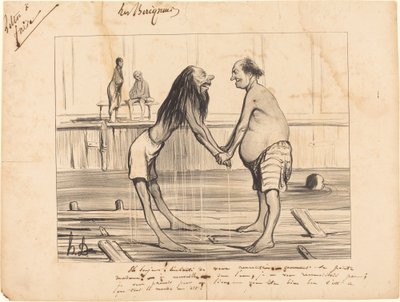Eh, hallo! Freut mich, Sie kennenzulernen... von Honoré Daumier