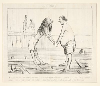 Eh bonjour! Enchanté de vous rencontrer von Honoré Daumier