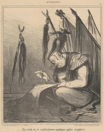 Beim ... einige herstellen von Honoré Daumier