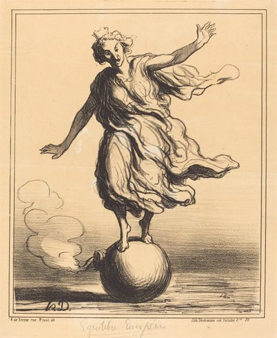 Europäisches Gleichgewicht von Honoré Daumier