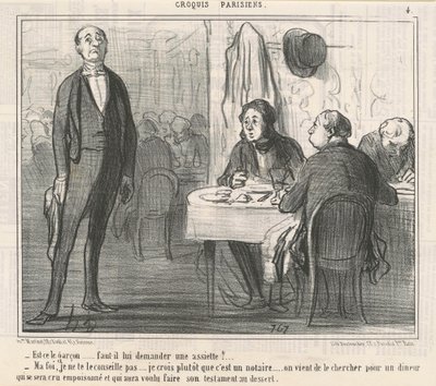 Ist das der Junge? von Honoré Daumier