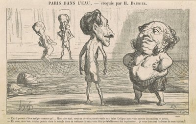 Ist es erlaubt, so dünn zu sein! ... von Honoré Daumier