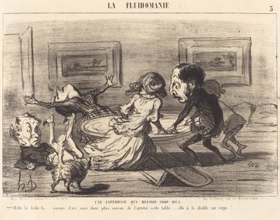 Experiment, das zu gut gelingt von Honoré Daumier