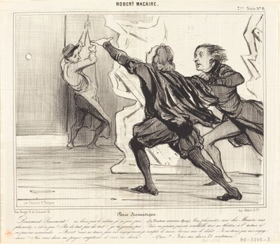 Dramatische Farce von Honoré Daumier