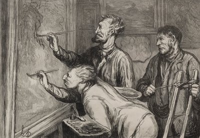 Den letzten Schliff geben von Honoré Daumier