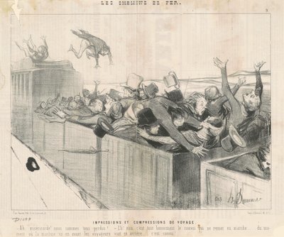 Reiseeindrücke und -kompressionen von Honoré Daumier