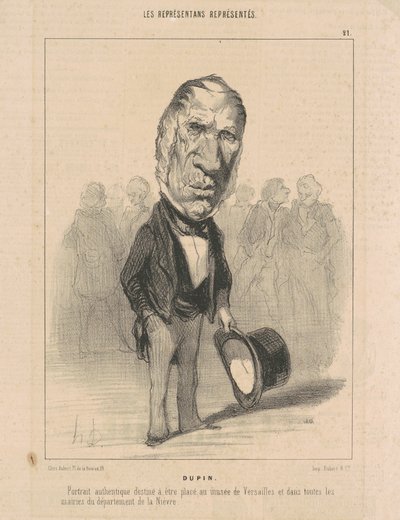 J. Jacques Dupin von Honoré Daumier