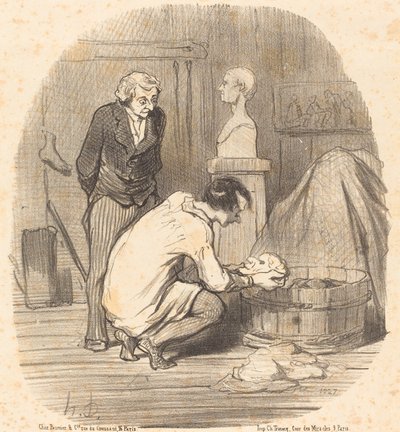 Der Künstler - Voilà qui est terminé!... von Honoré Daumier