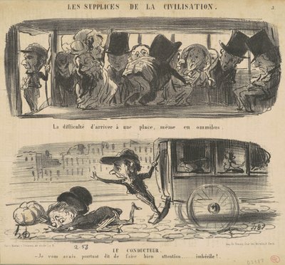 Die Schwierigkeit, eine Stelle zu bekommen von Honoré Daumier