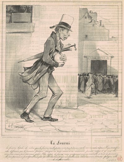 Die Ameise von Honoré Daumier