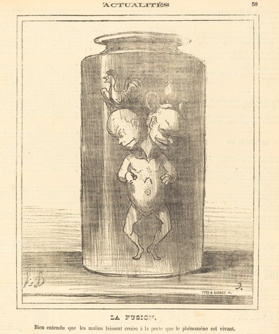 Die Fusion von Honoré Daumier