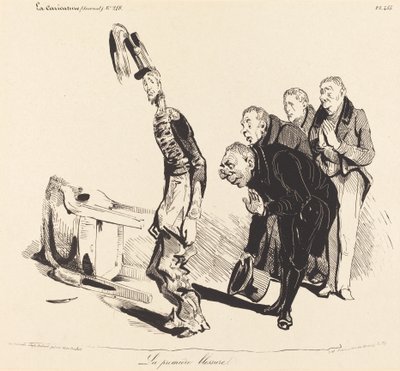 Die erste Wunde von Honoré Daumier