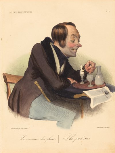 Der Ruhm des Eises von Honoré Daumier