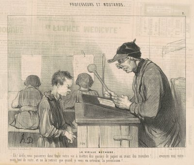 Die alte Methode von Honoré Daumier