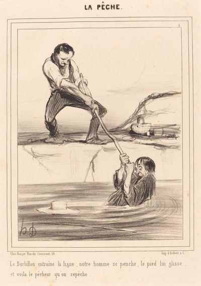 Der Barbillon zieht... von Honoré Daumier