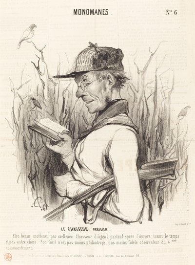 Der Pariser Jäger von Honoré Daumier