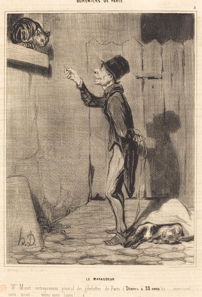 Der Plünderer von Honoré Daumier