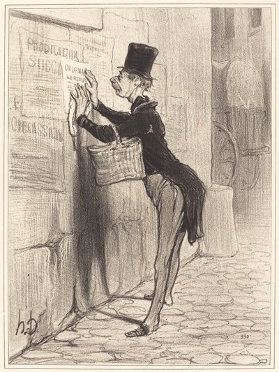 Der Platzanweiser von Honoré Daumier
