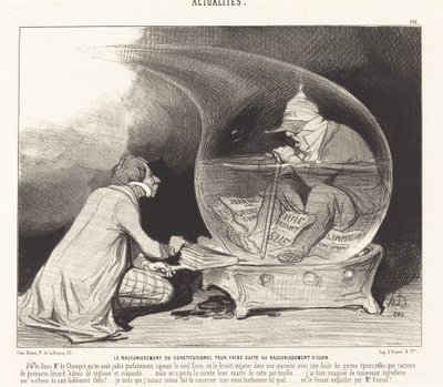 Die Verjüngung des Constitutionnel von Honoré Daumier