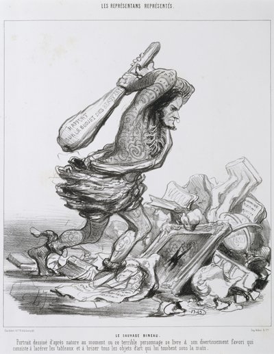 Le Sauvage Bineau von Honoré Daumier