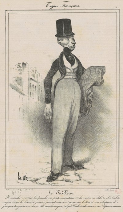 Der Schneider von Honoré Daumier