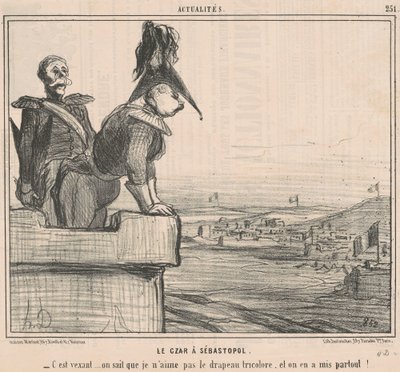 Der Zar in Sewastopol von Honoré Daumier
