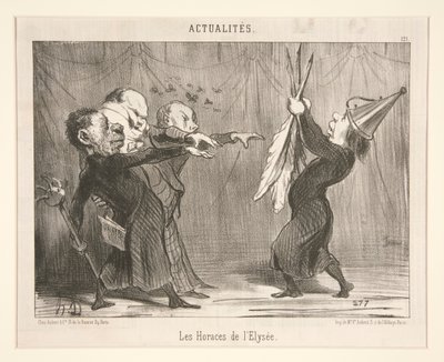 Les Horaces de l von Honoré Daumier