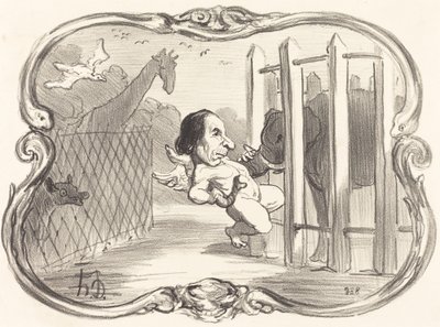 Die Unglücke des Chemikers Dumas von Honoré Daumier