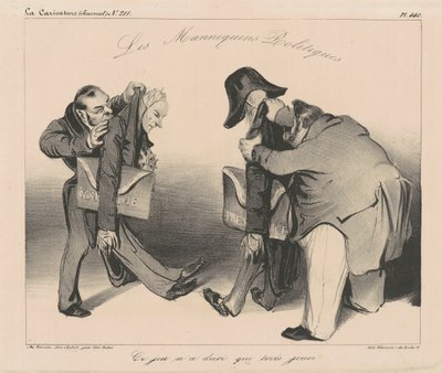 Die politischen Mannequins von Honoré Daumier