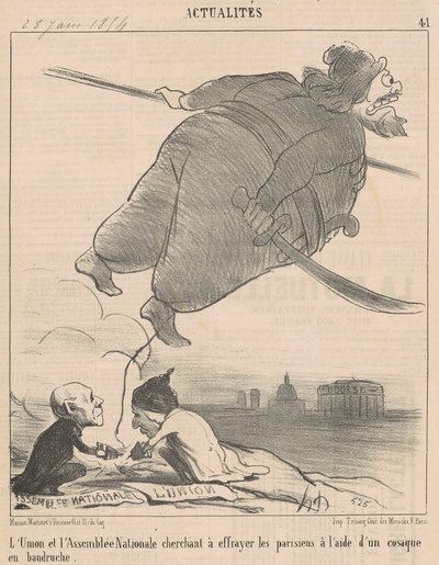 Die Debatten ... von Honoré Daumier