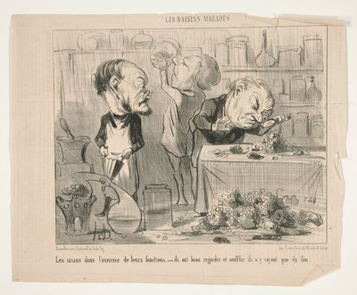 Les savans dans l von Honoré Daumier