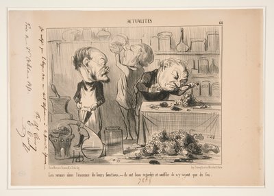 Die Gelehrten von Honoré Daumier
