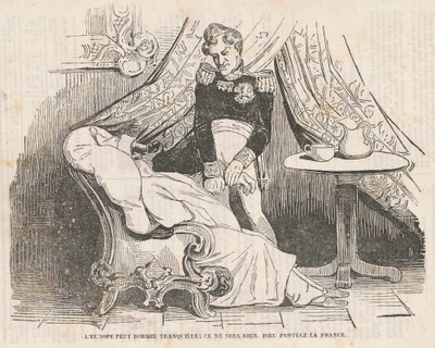 Europa kann ruhig schlafen ... von Honoré Daumier