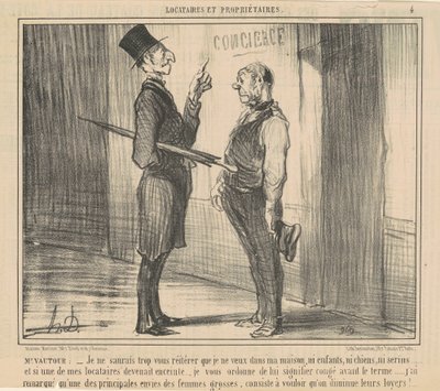 M. Vautour: Ich könnte nicht genug... von Honoré Daumier