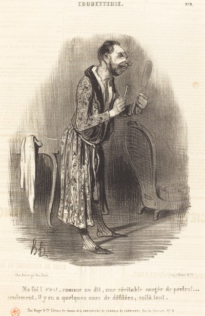 Mein Gott! Es ist, wie man sagt... von Honoré Daumier