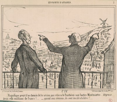 Großartiges Projekt ... von Honoré Daumier