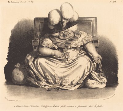 Marie-Louise-Charlotte-Philippinepairie von Honoré Daumier
