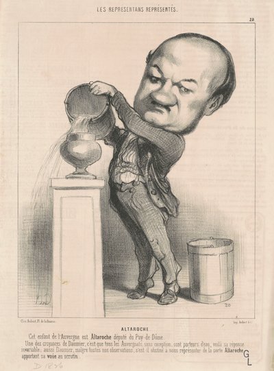 Marie Michel Altaroche von Honoré Daumier