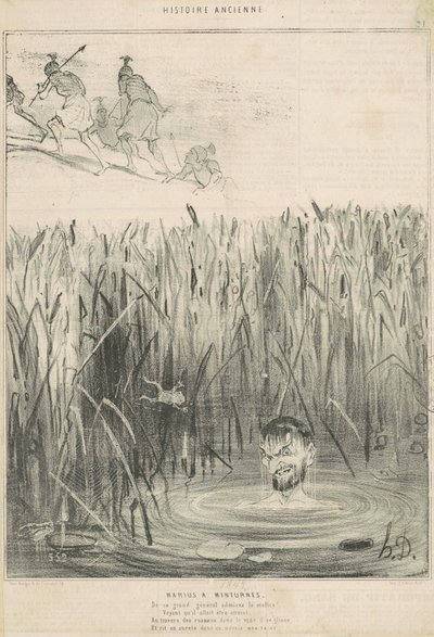 Marius in Minturnae von Honoré Daumier