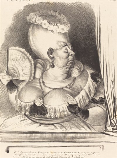 Mlle. Etienne-Goconde-Cunégonde-Bécassine von Honoré Daumier